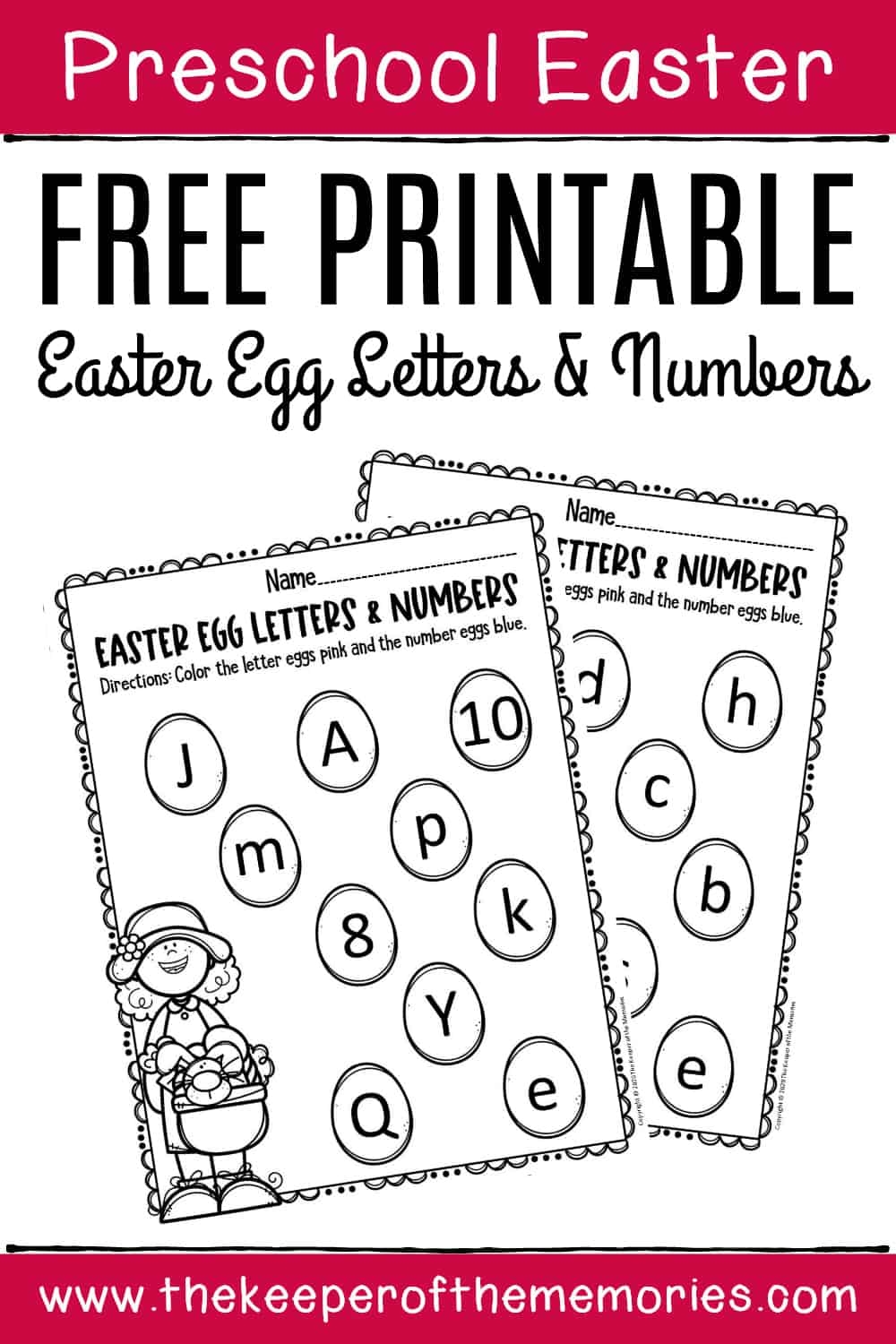 Free Printable Easter Egg Worksheets