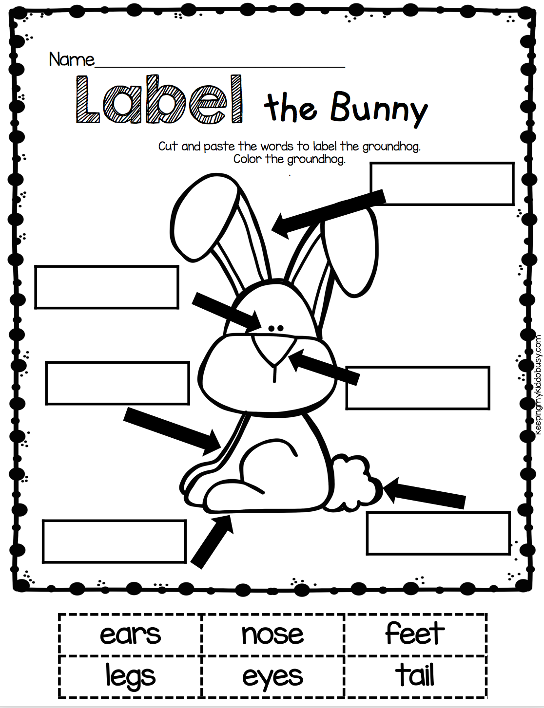 Easter Worksheets For Kindergarten Free
