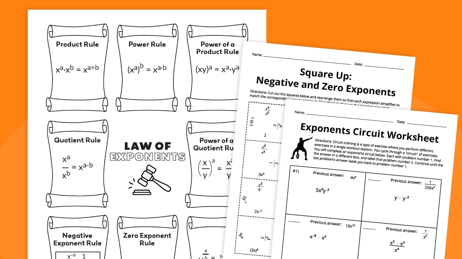 Free Printable Exponents Worksheet Bundle We Are Teachers