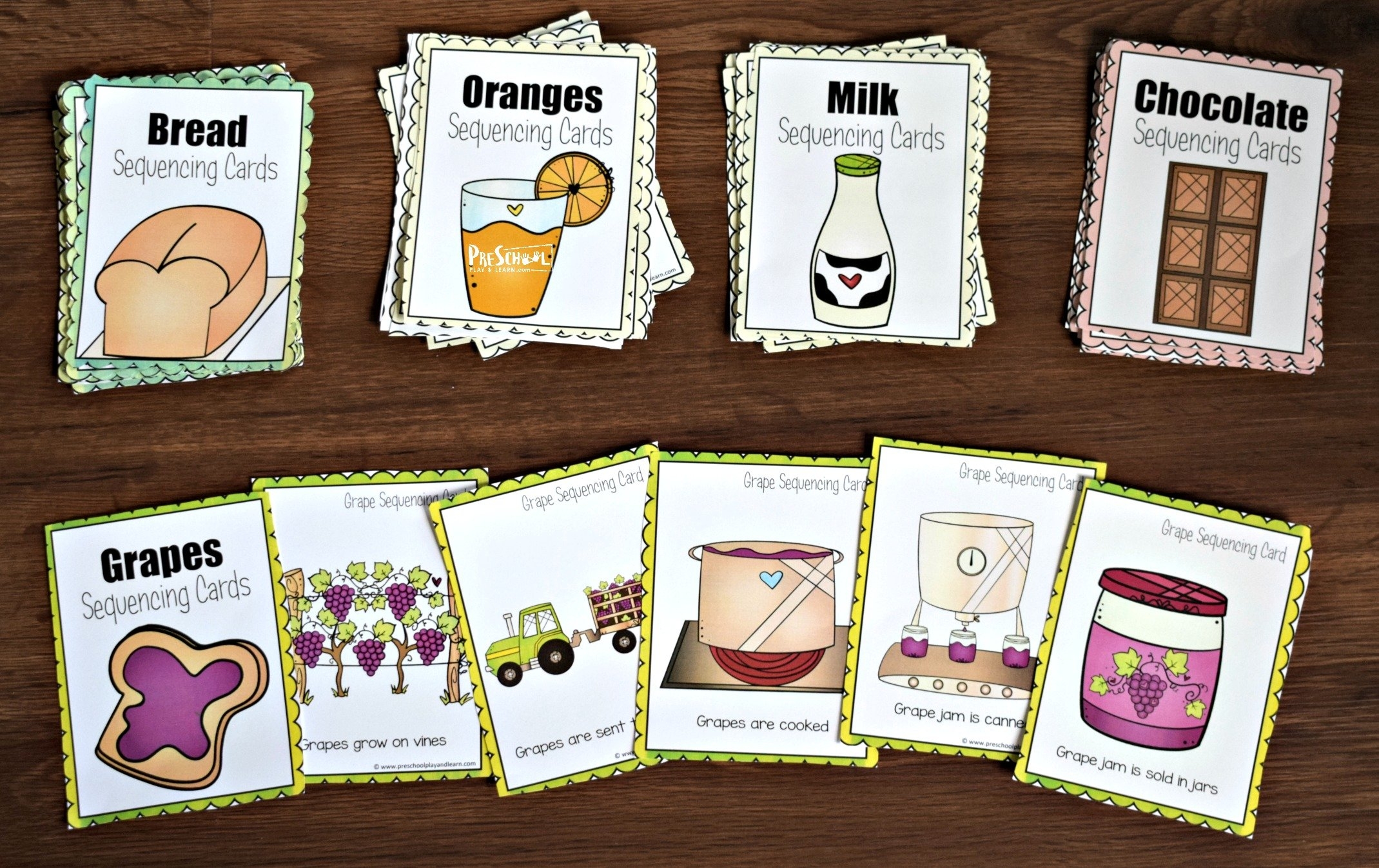  FREE Printable Farm Sequencing Cards Activity