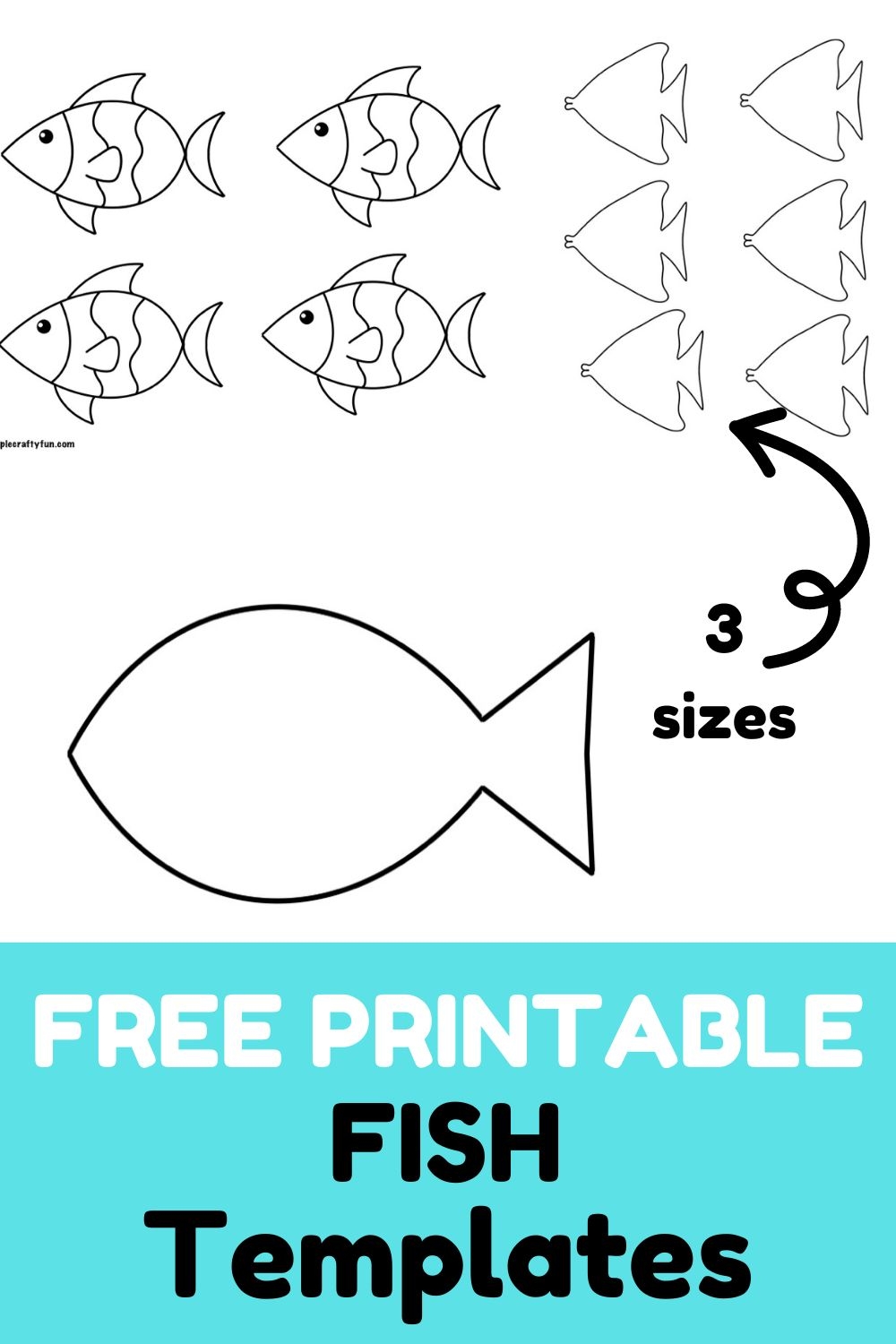 Free Printable Fish Outlines And Templates Free Printable Fish Outlines And Templates