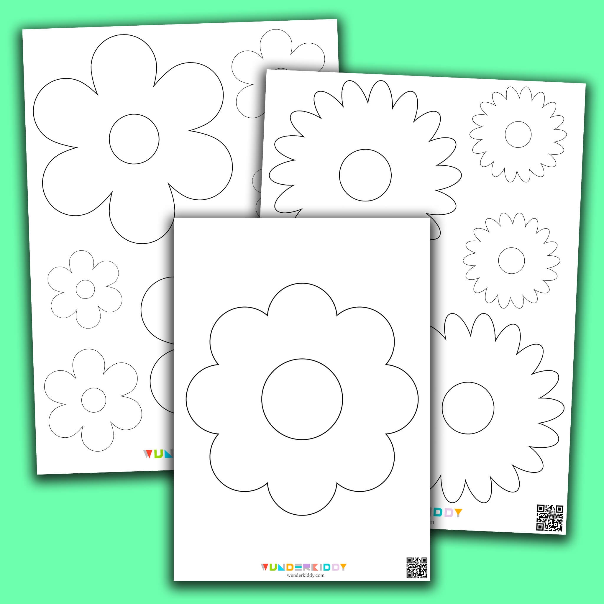 Free Printable Flower Cut And Glue Craft Templates For Preschool Free Printable Flower Cut And Glue Craft Templates For Preschool