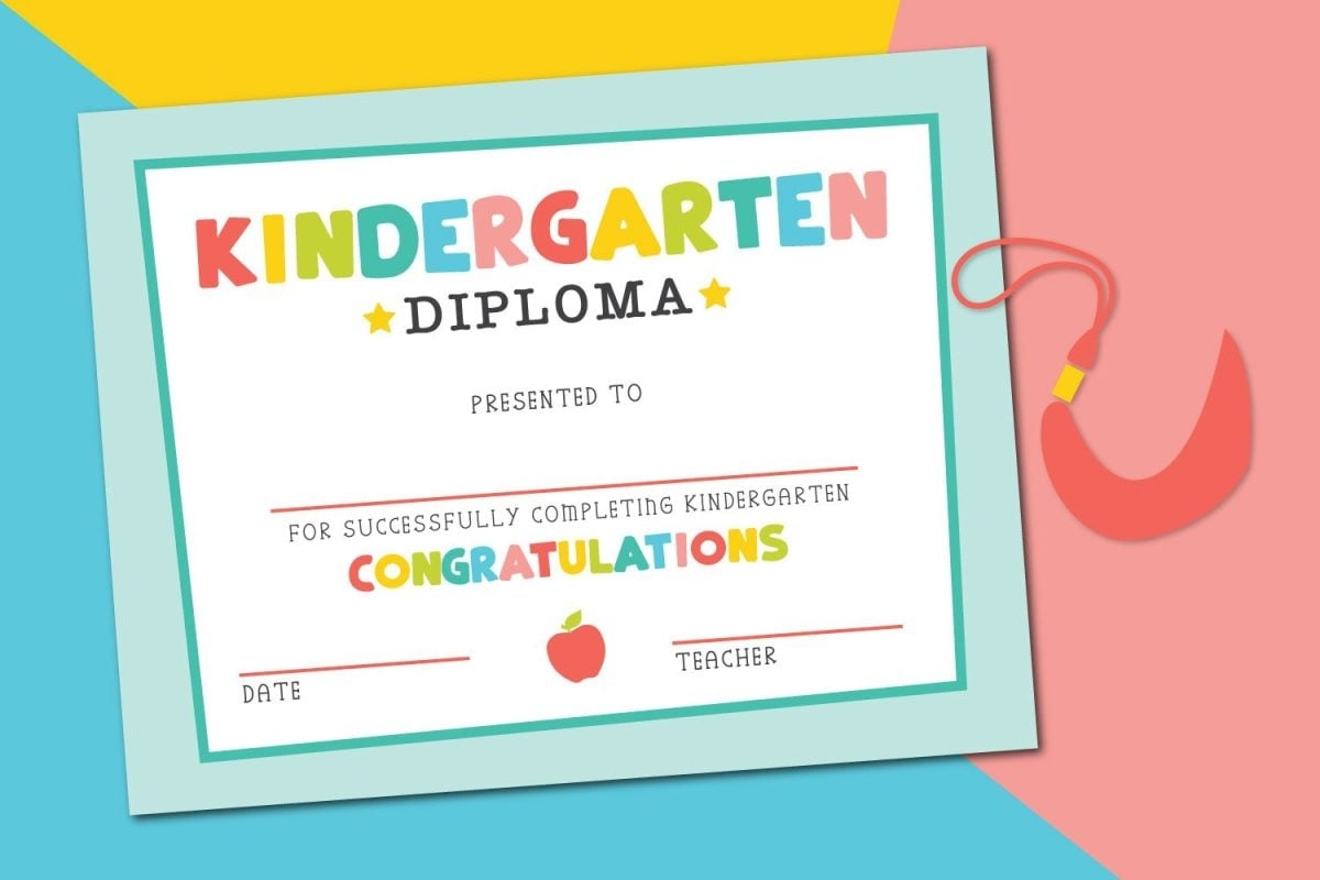 Free Printable Graduation Diploma Preschool Through 6th Grade Free Printable Graduation Diploma Preschool Through 6th Grade