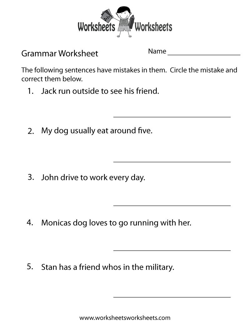 Free Printable Grammar Practice Worksheet Worksheets Library Free Printable Grammar Practice Worksheet Worksheets Library