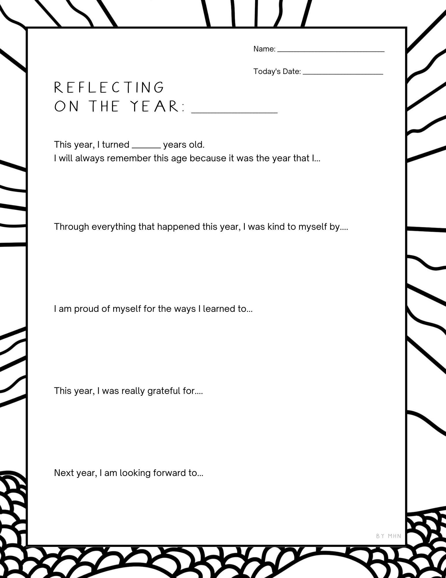 Free Printable Guided Journal Activities And Coloring Sheets Free Printable Guided Journal Activities And Coloring Sheets