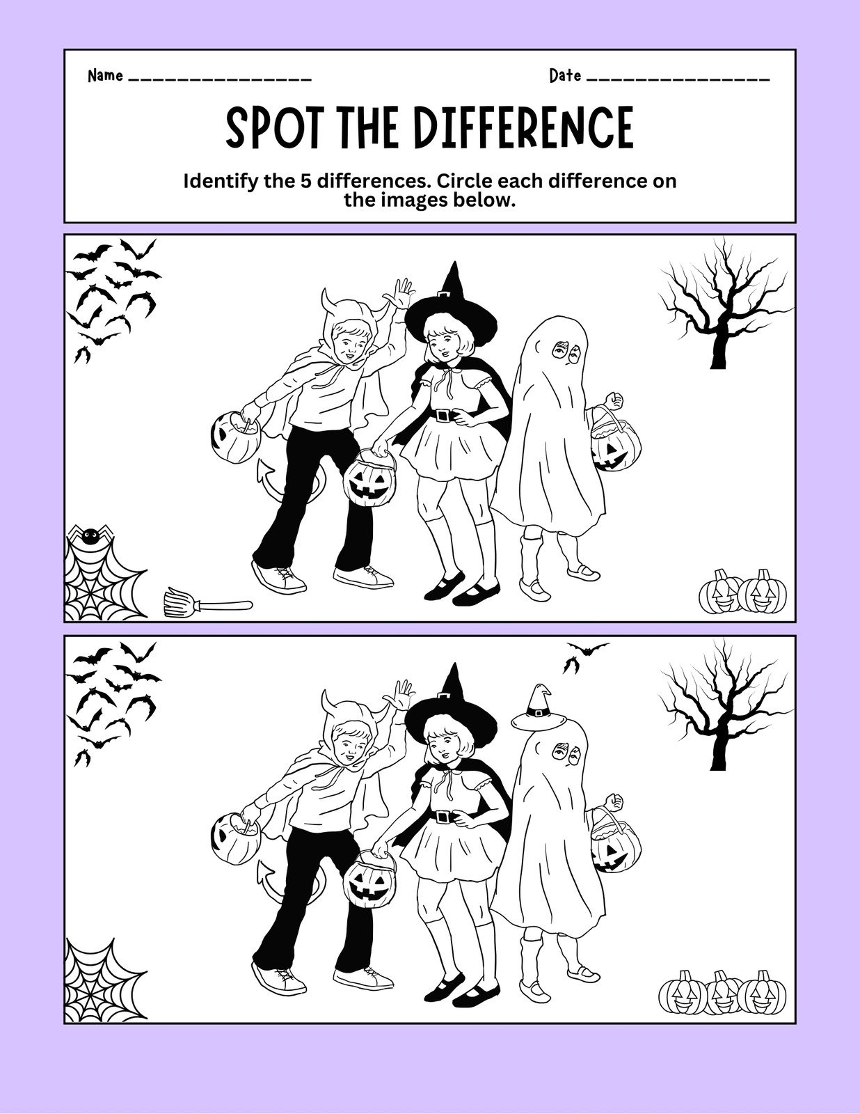 High School Halloween Worksheets Printables