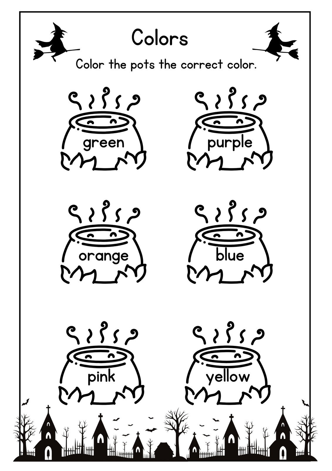 Free Halloween Worksheets For 4th Grade