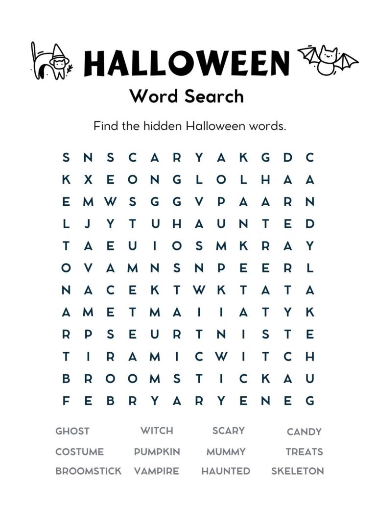 Free Printable Halloween Worksheet Templates To Edit Canva