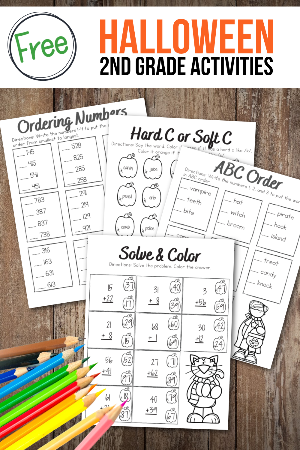 Free Printable Halloween Worksheets For Second Grade Worksheets Library Free Printable Halloween Worksheets For Second Grade Worksheets Library