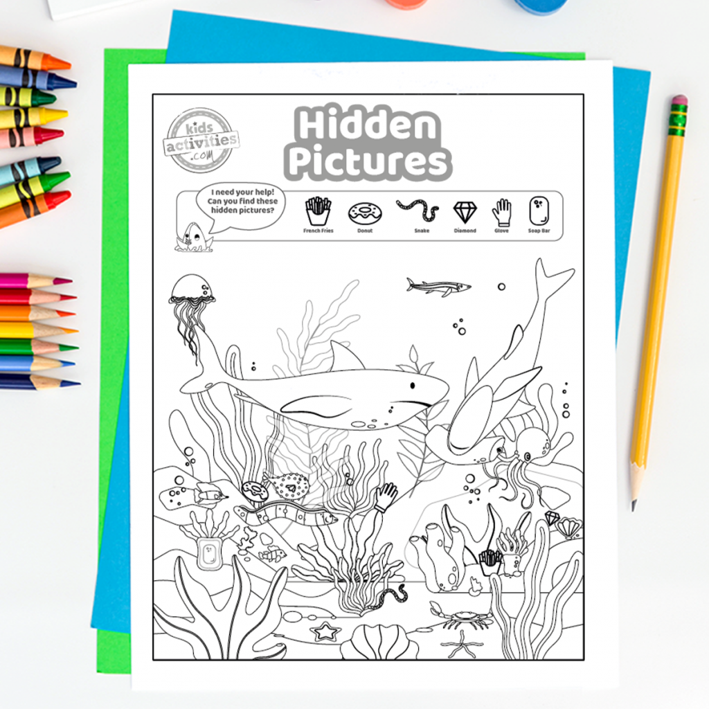 Easy Hidden Pictures Printable Worksheets Easy Hidden Pictures Printable Worksheets