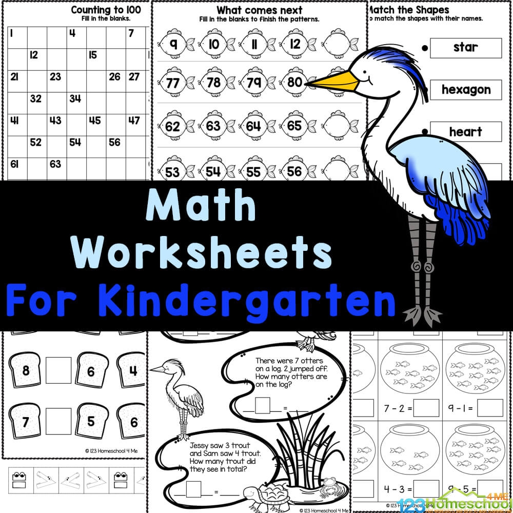 Kindergarten Math Worksheets Free And Printable