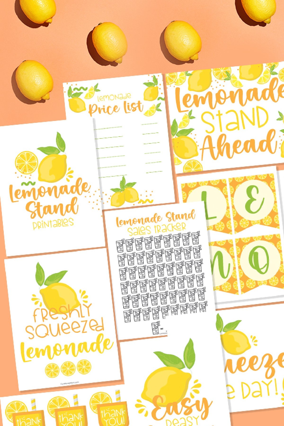 Free Printable Lemonade Stand Signs Fun Money Mom