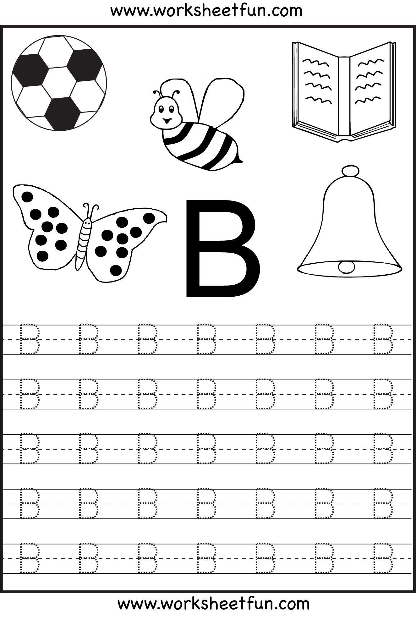 Free Printable Letter Tracing Worksheets For Kindergarten 26 Worksheets Library