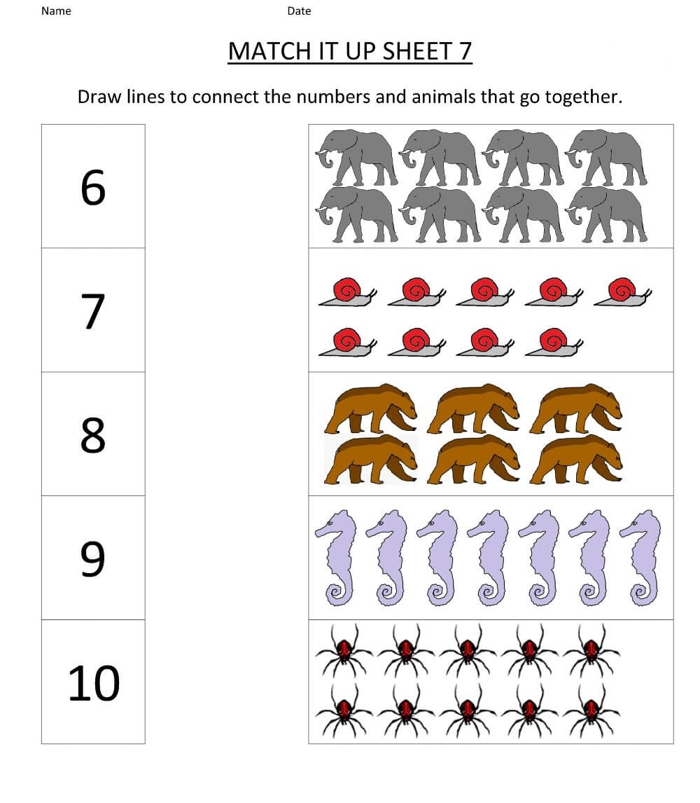 Free Printable Math Kindergarten Worksheets Worksheets Library