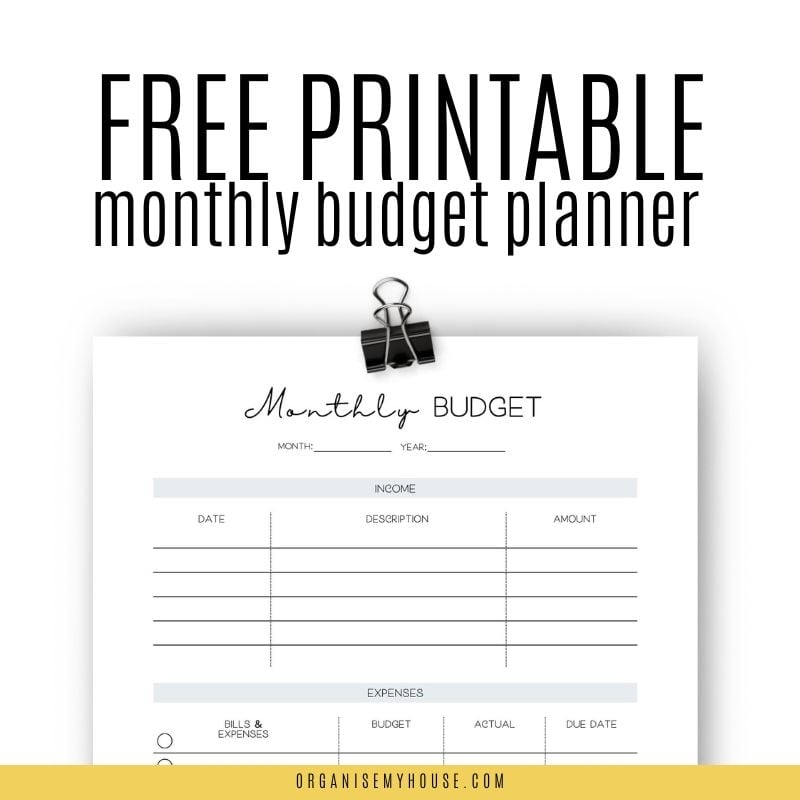 Free Printable Monthly Budget Worksheet PDF A4 And Letter Free Printable Monthly Budget Worksheet PDF A4 And Letter