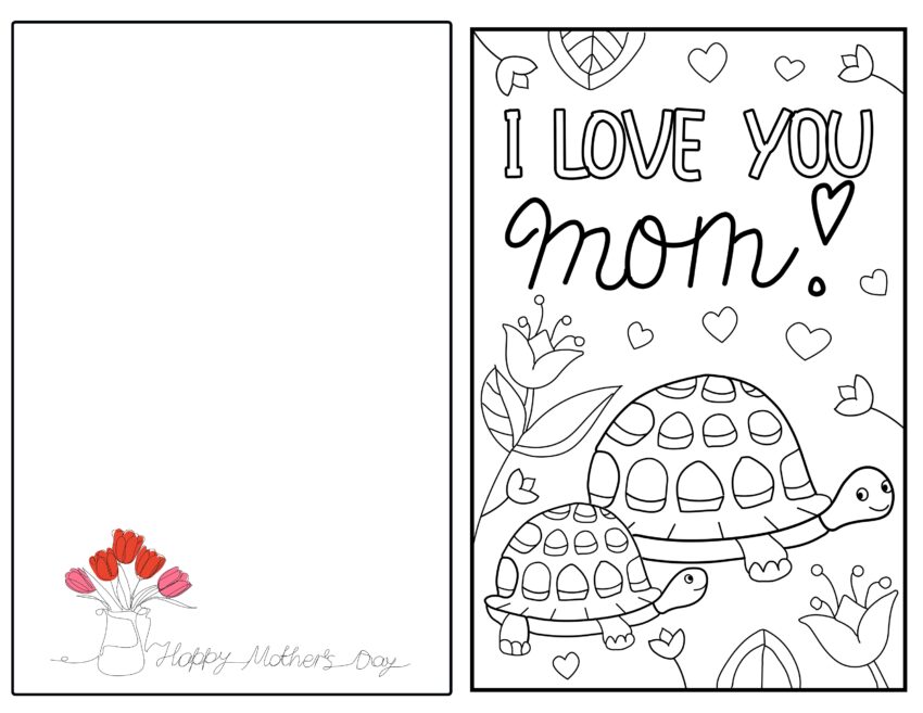 Free Printable Mother s Day Cards To Color And More For Kids Happy Toddler Playtime