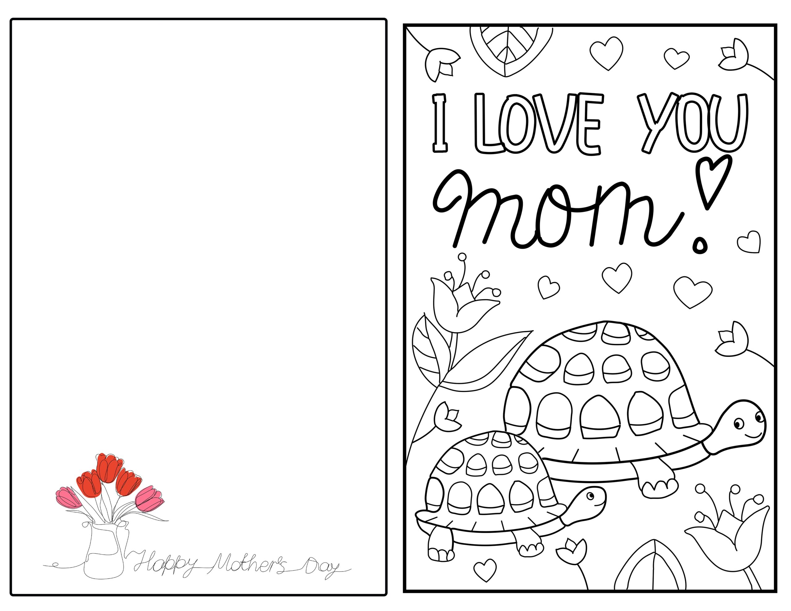 Free Printable Mother s Day Cards To Color And More For Kids Happy Toddler Playtime Free Printable Mother s Day Cards To Color And More For Kids Happy Toddler Playtime