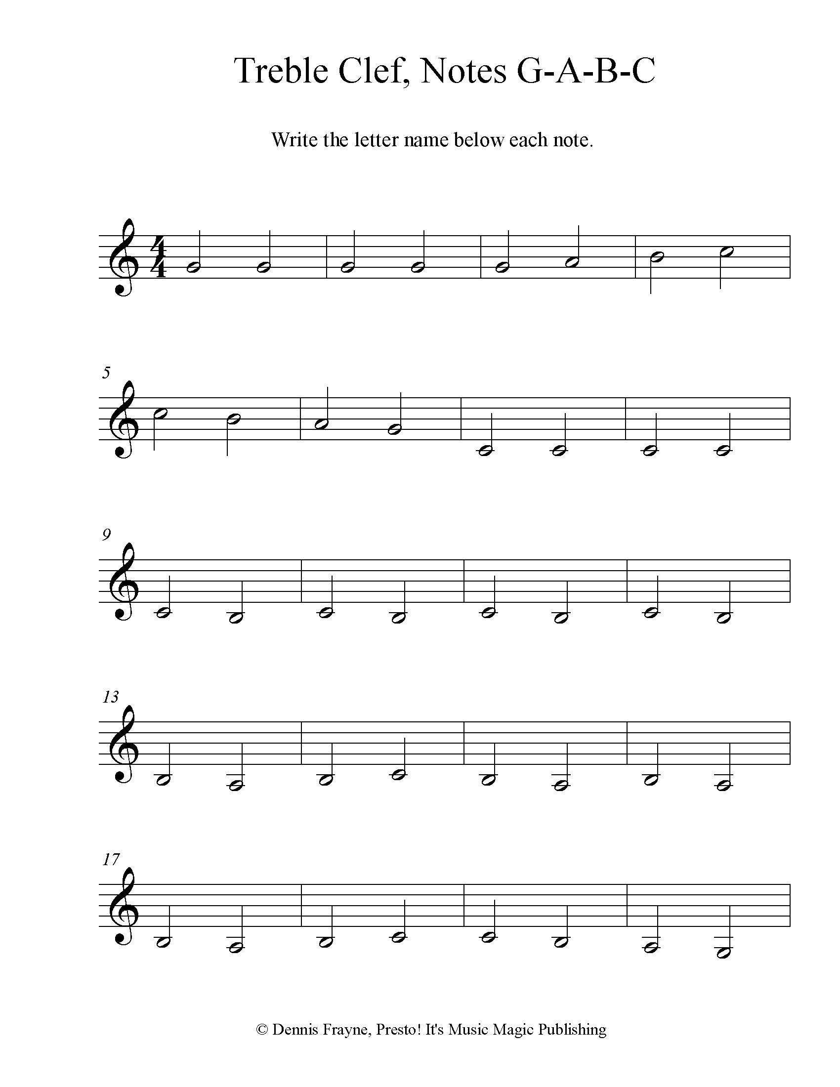 FREE Printable Music Note Naming Worksheets Presto It s Music Magic Publishing FREE Printable Music Note Naming Worksheets Presto It s Music Magic Publishing