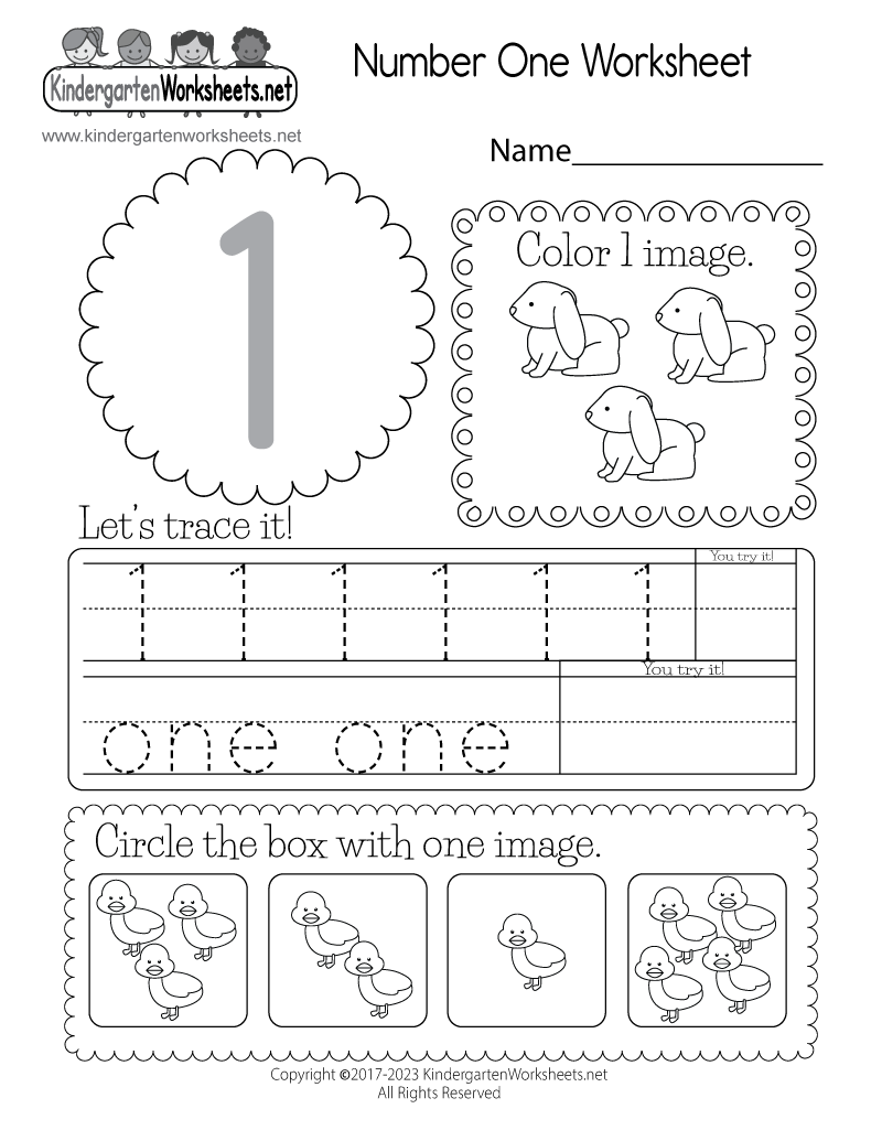 Free Printable Number One Worksheet Worksheets Library Free Printable Number One Worksheet Worksheets Library