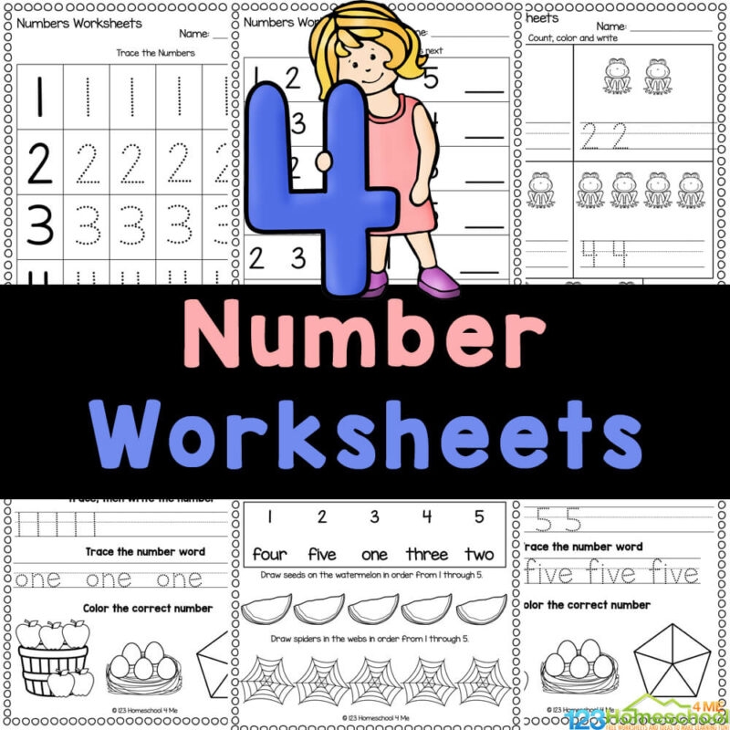 FREE Printable Numbers 1 5 Worksheets FREE Printable Numbers 1 5 Worksheets