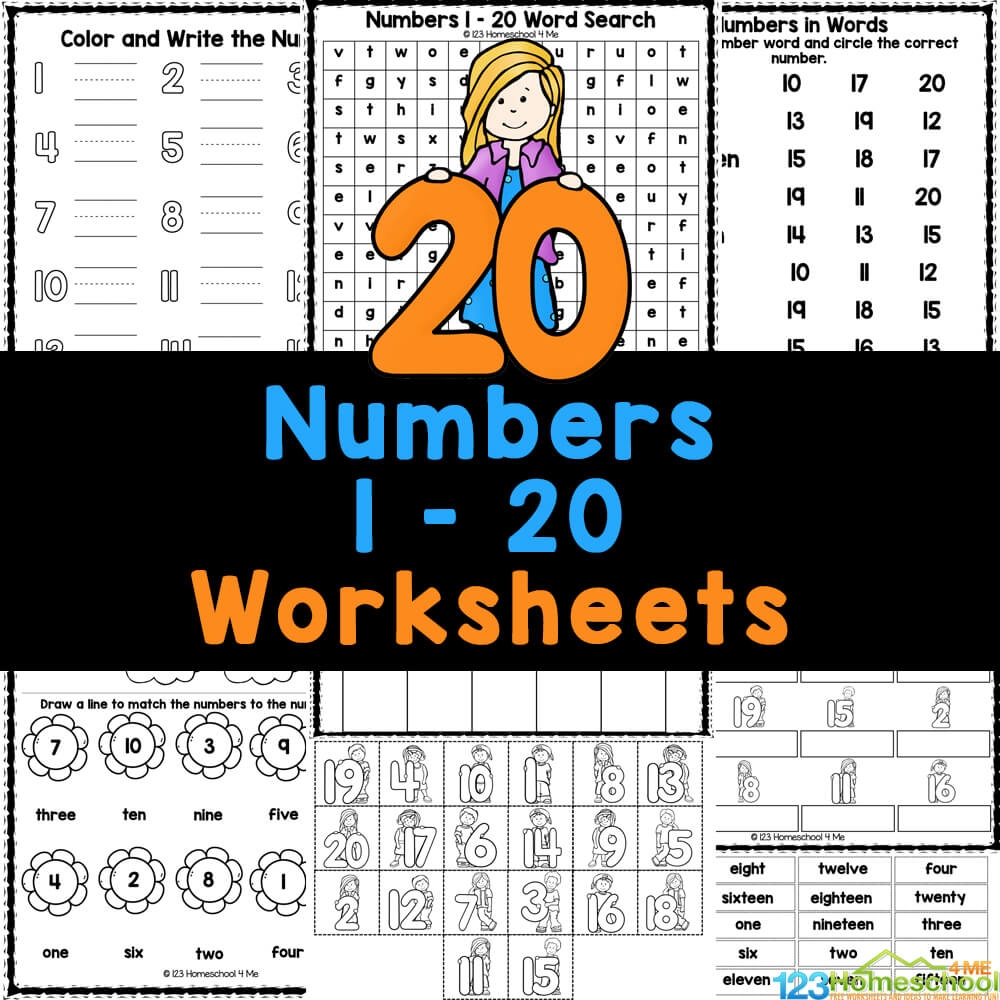 Free Printable Numbers Worksheet Free Printable Numbers Worksheet