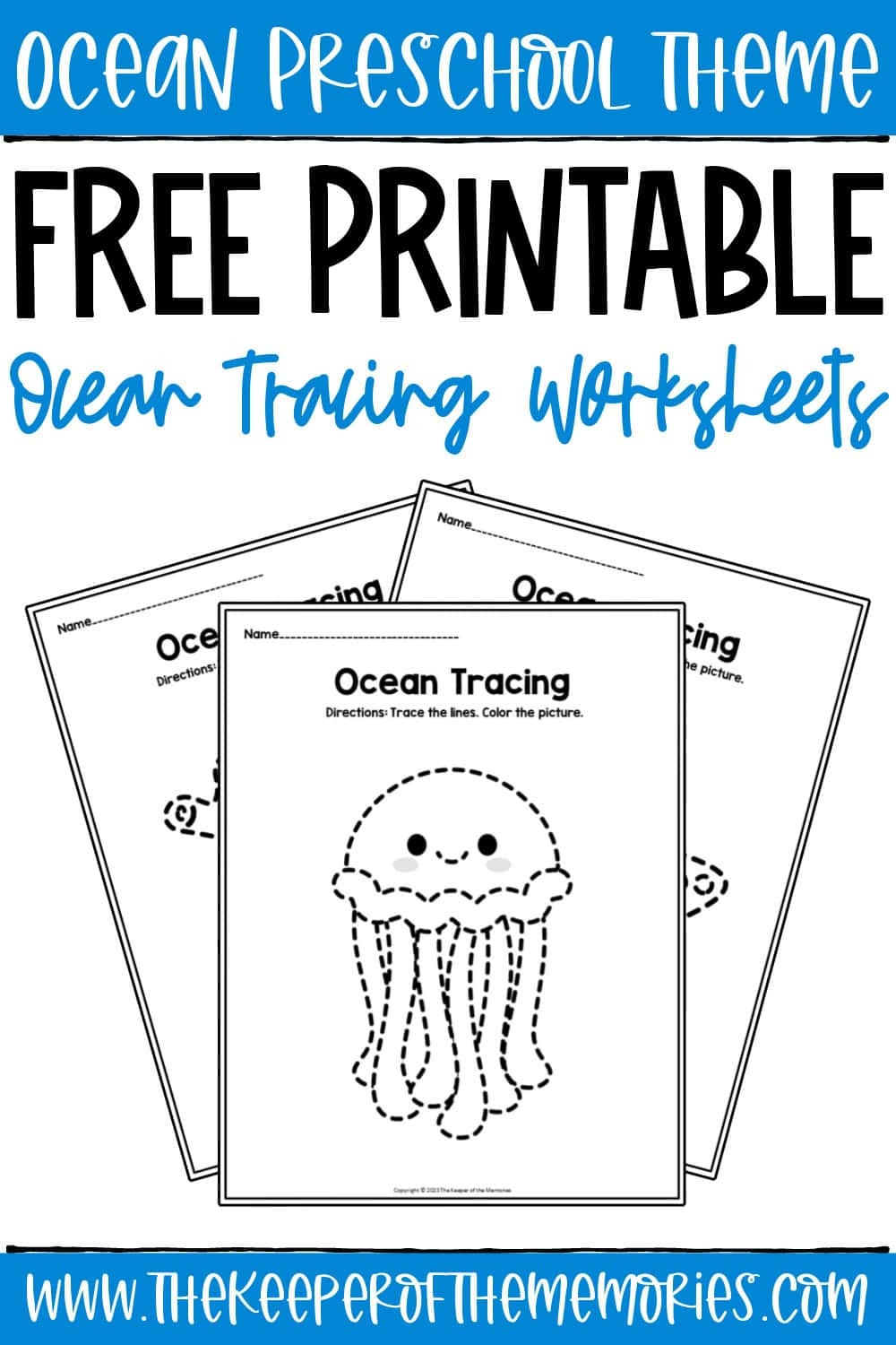 Free Printable Ocean Tracing Worksheets The Keeper Of The Memories Free Printable Ocean Tracing Worksheets The Keeper Of The Memories