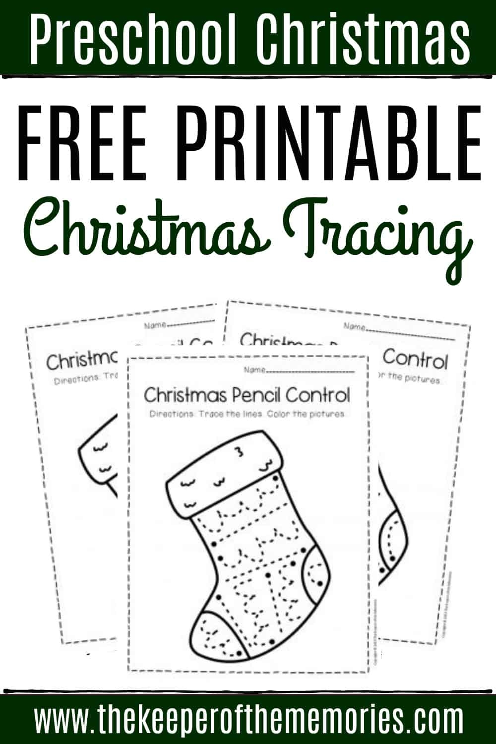 Free Printable Pencil Control Christmas Preschool Worksheets Free Printable Pencil Control Christmas Preschool Worksheets