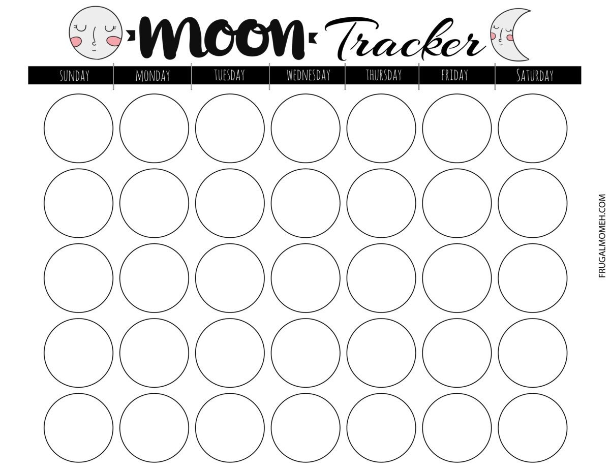 Moon Phase Worksheet Printable