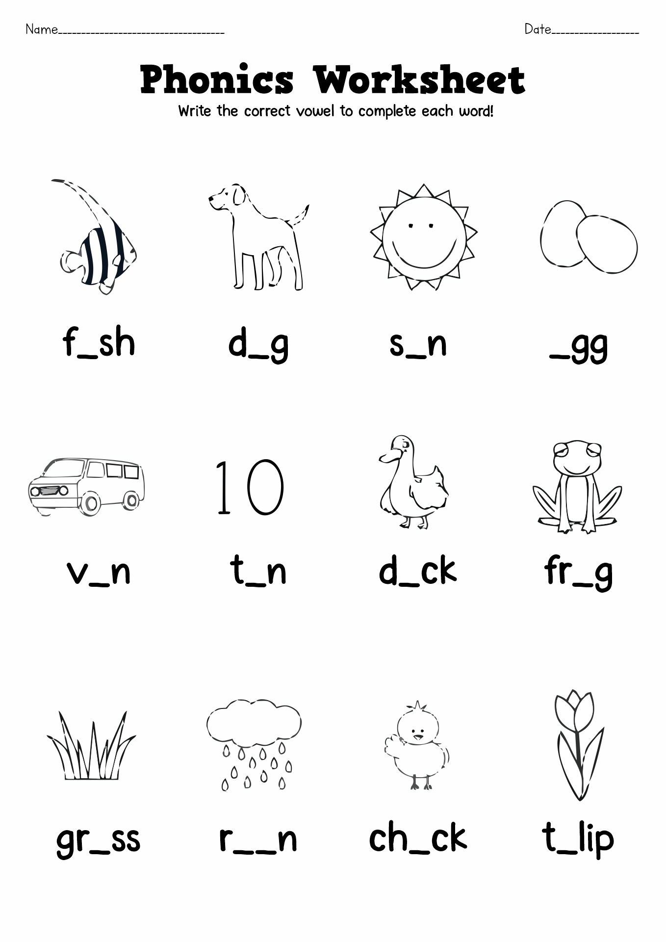 Free Printable Phonics Worksheet Kiddoworksheets Worksheets Library Free Printable Phonics Worksheet Kiddoworksheets Worksheets Library