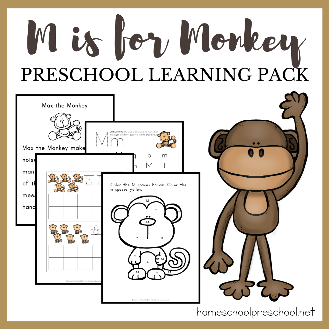 Free Printable Preschool Monkey Activities Free Printable Preschool Monkey Activities