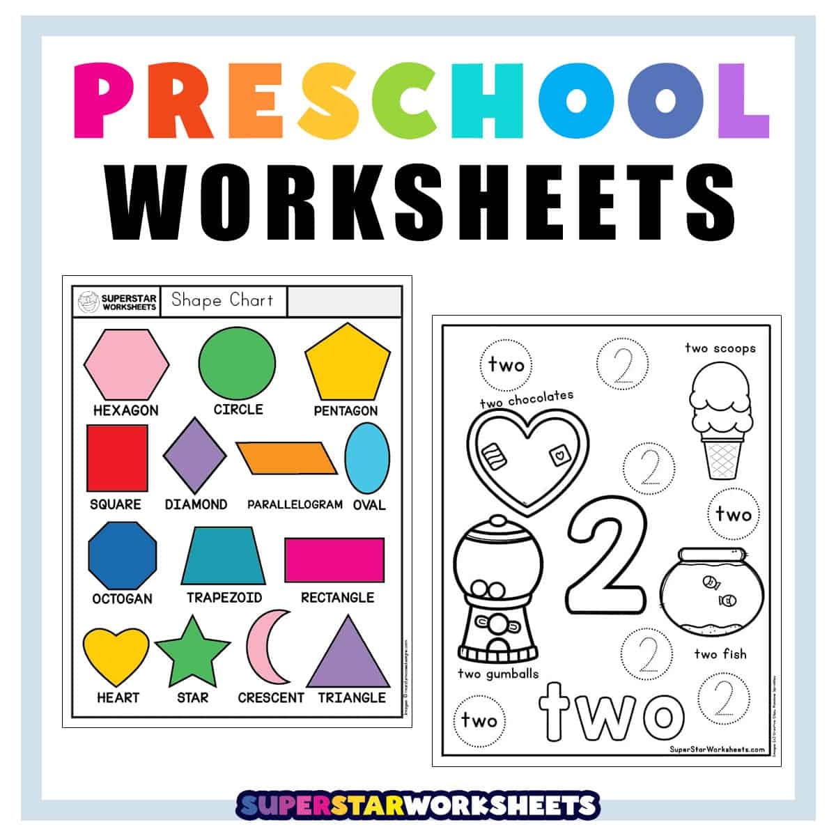 Free Printable Preschool Worksheets The Hollydog Blog Worksheets Library