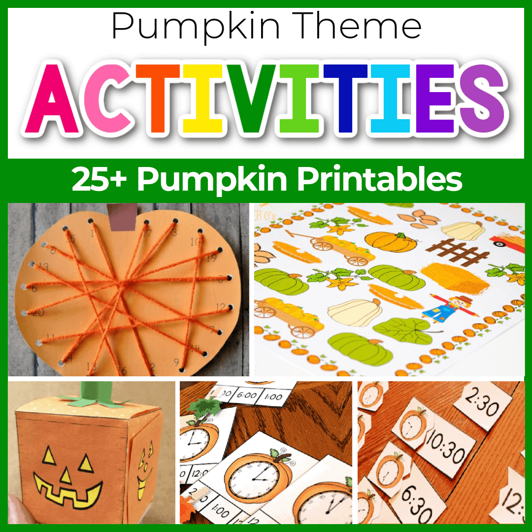 Free Printable Pumpkin Learning Activities For Preschool Free Printable Pumpkin Learning Activities For Preschool