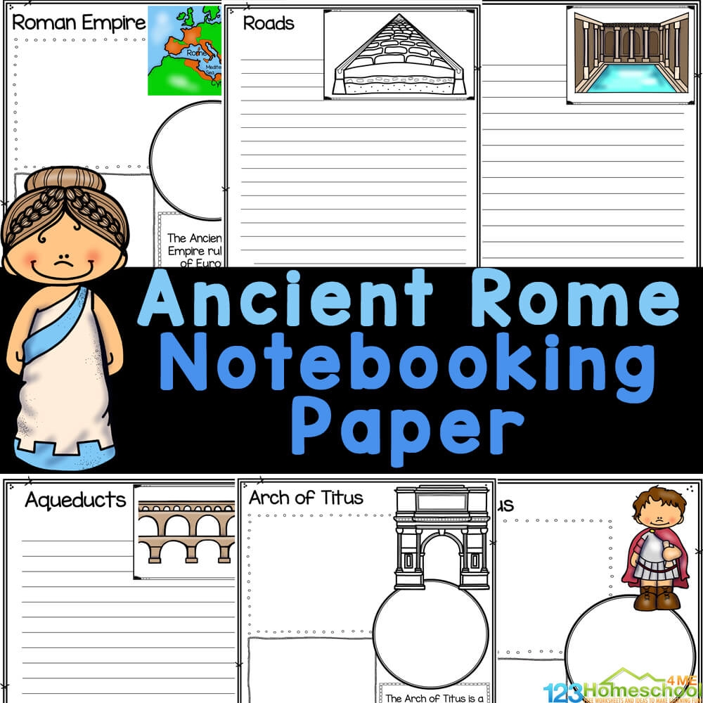 FREE Printable Roman Empire Notebooking Pages FREE Printable Roman Empire Notebooking Pages