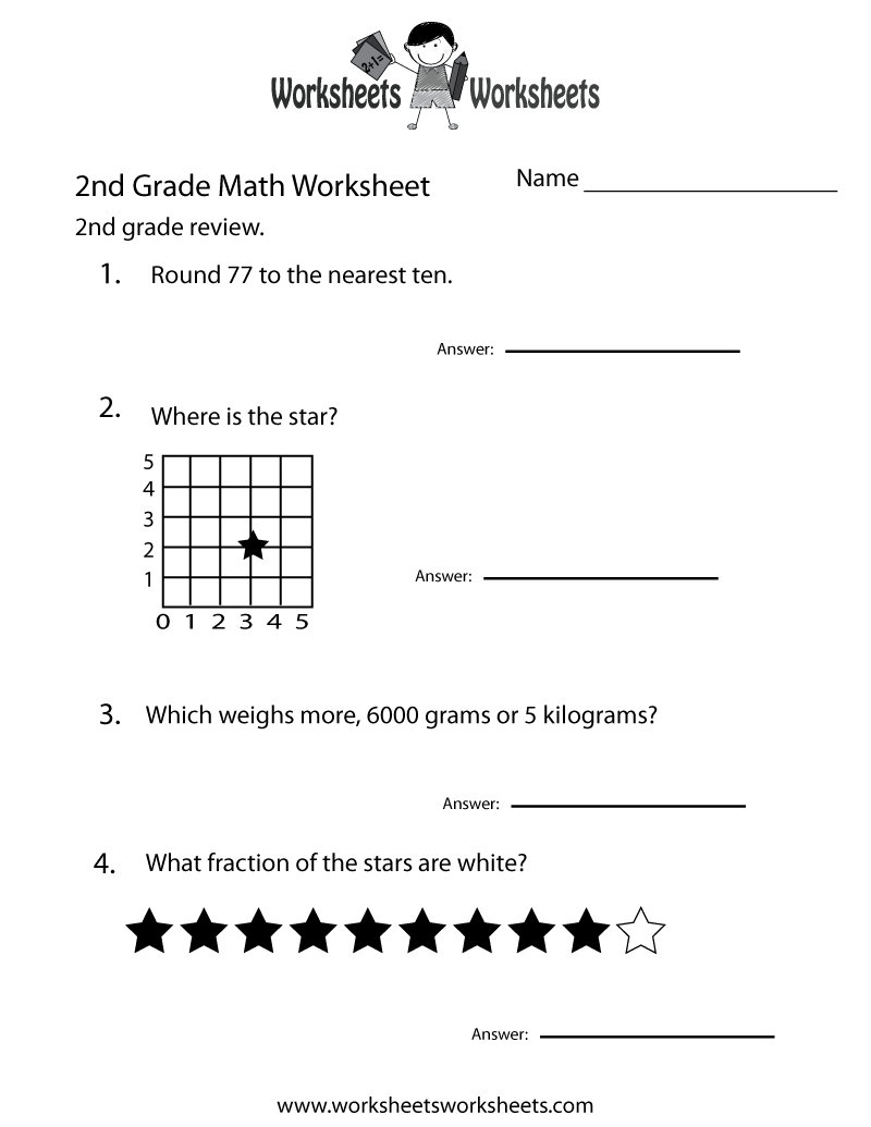 Free Printable Worksheets For Second Graders Free Printable Worksheets For Second Graders