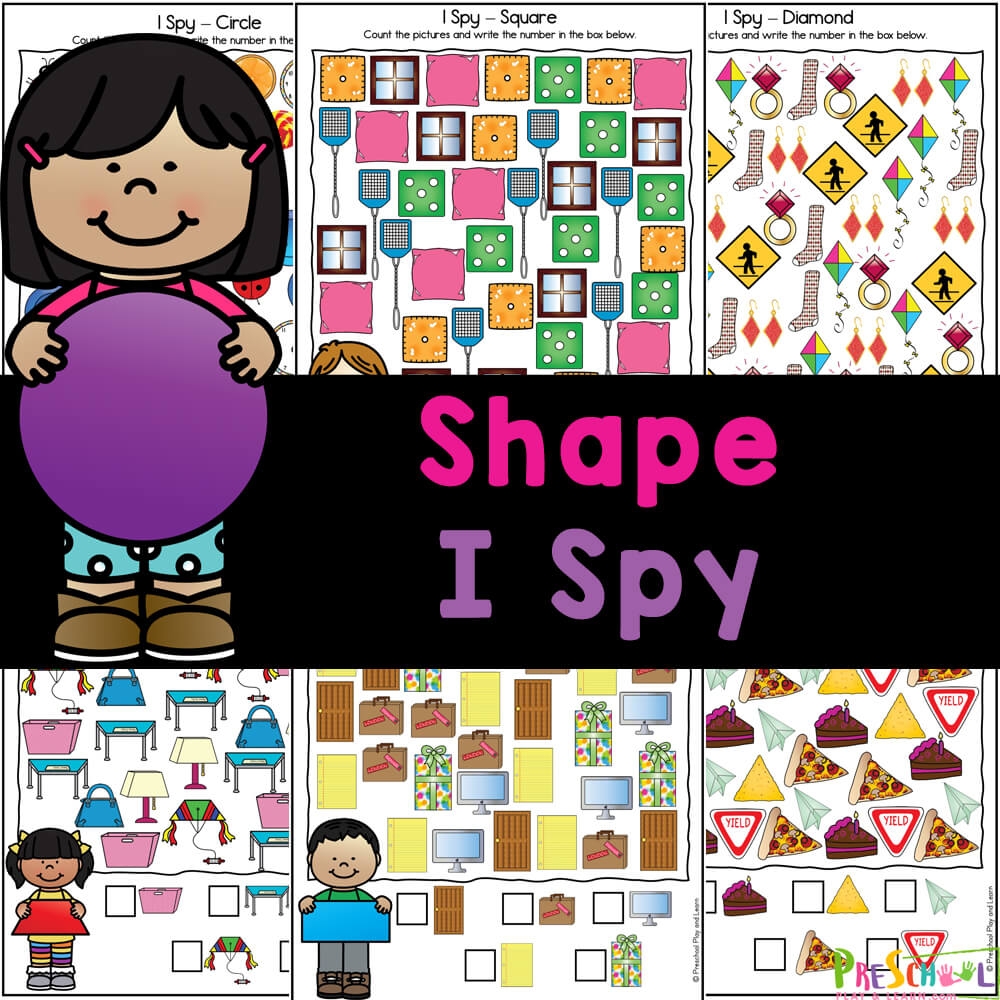 I Spy Printables For Preschoolers