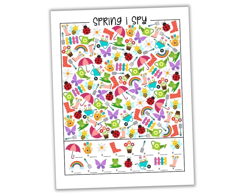 Free Printable Spring I Spy Game Answer Key The Craft at Home Family Free Printable Spring I Spy Game Answer Key The Craft at Home Family