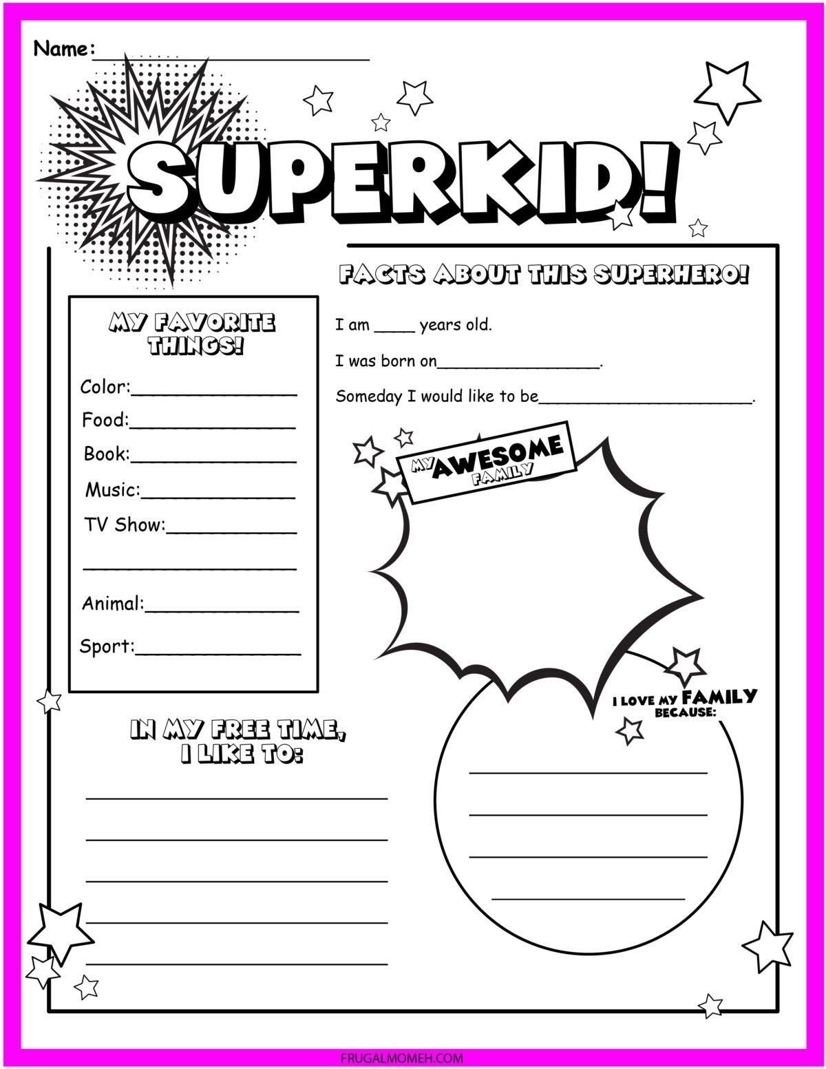 FREE Printable Superhero Worksheets Activity Sheets Frugal Mom Eh FREE Printable Superhero Worksheets Activity Sheets Frugal Mom Eh
