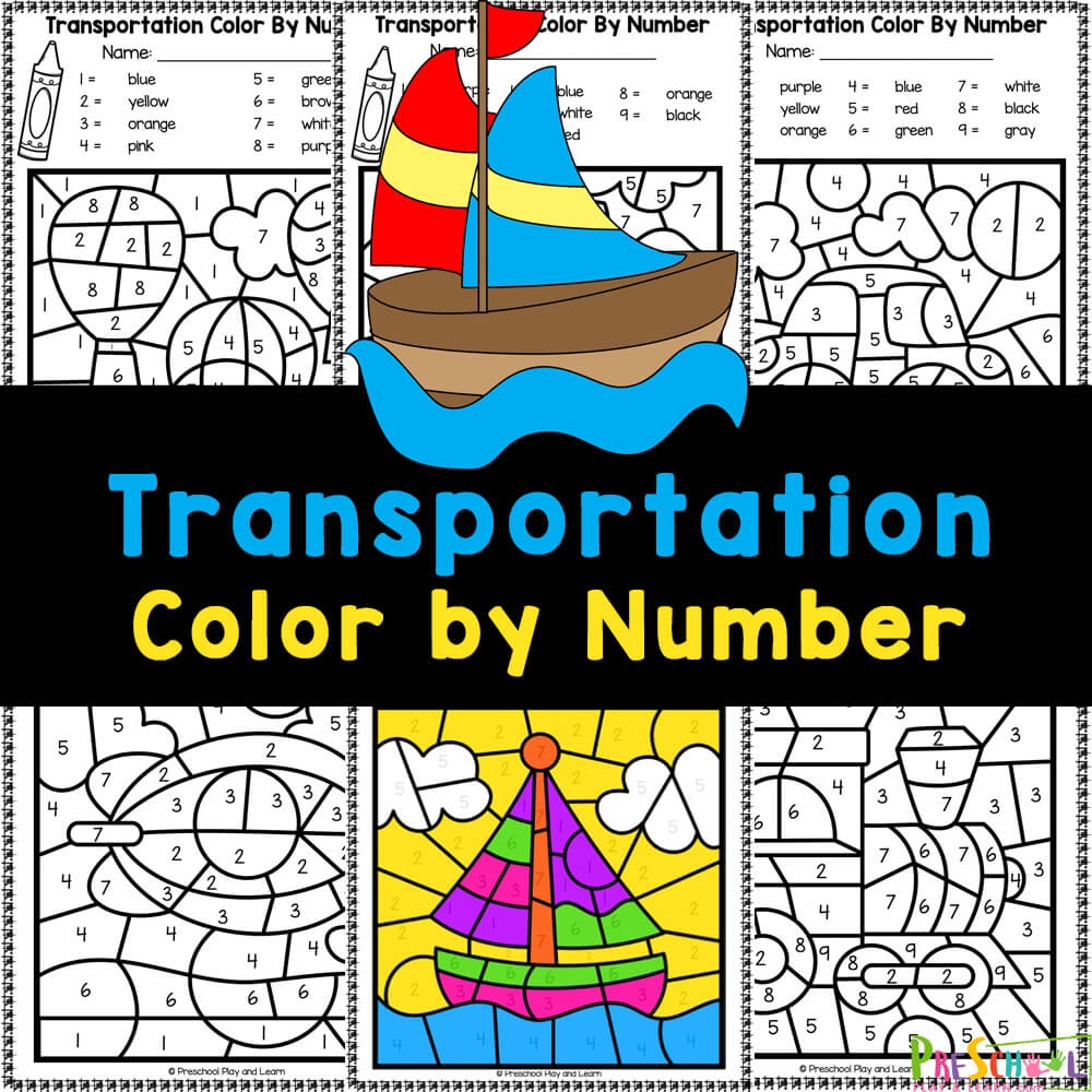 Preschool Transportation Pattern Free Printable Preschool Transportation Pattern Free Printable