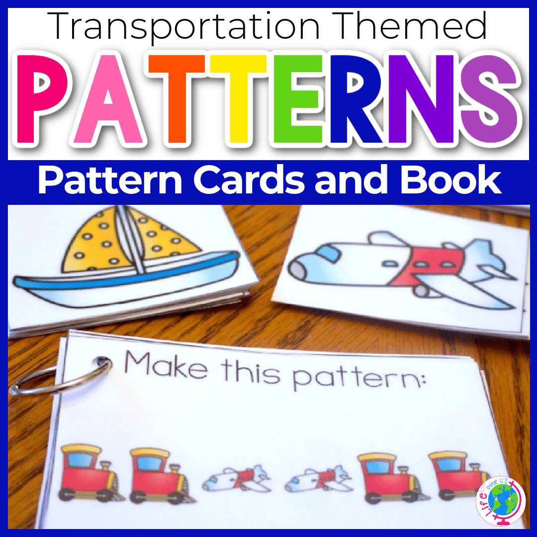 Free Printable Transportation Theme Pattern Cards U0026 Book Free Printable Transportation Theme Pattern Cards U0026 Book
