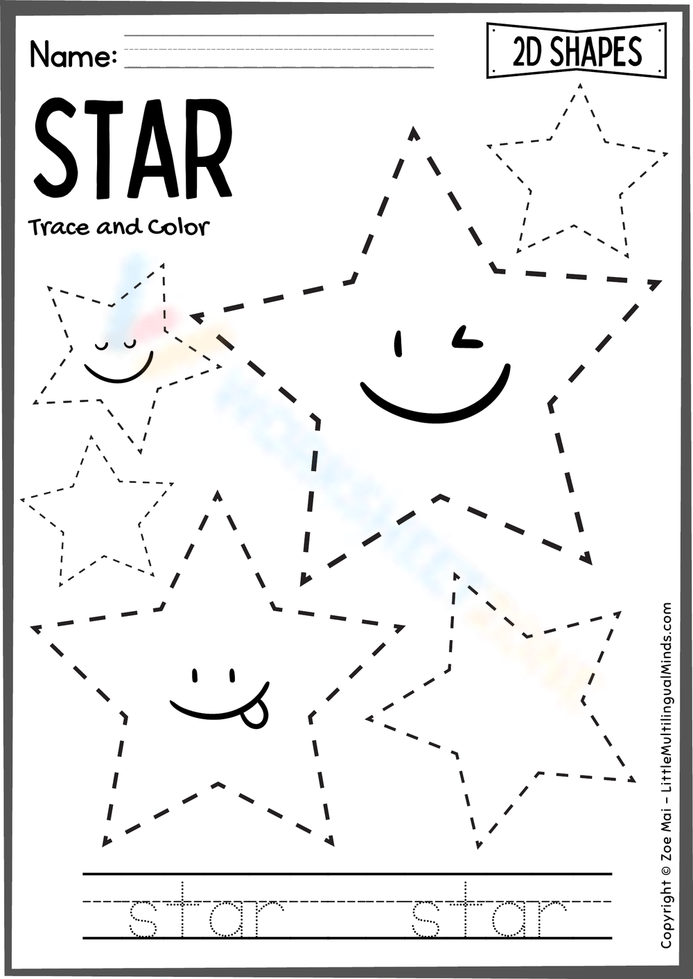 Free Printable U0026 Interactive Preschool Star Worksheets Worksheets Library Free Printable U0026 Interactive Preschool Star Worksheets Worksheets Library