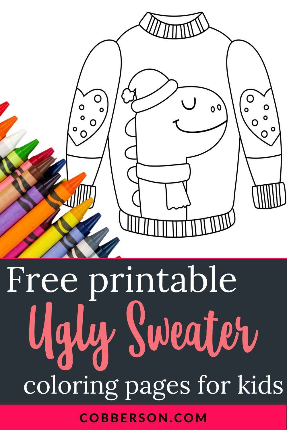Free Printable Ugly Sweater Coloring Pages Cobberson Co Free Printable Ugly Sweater Coloring Pages Cobberson Co