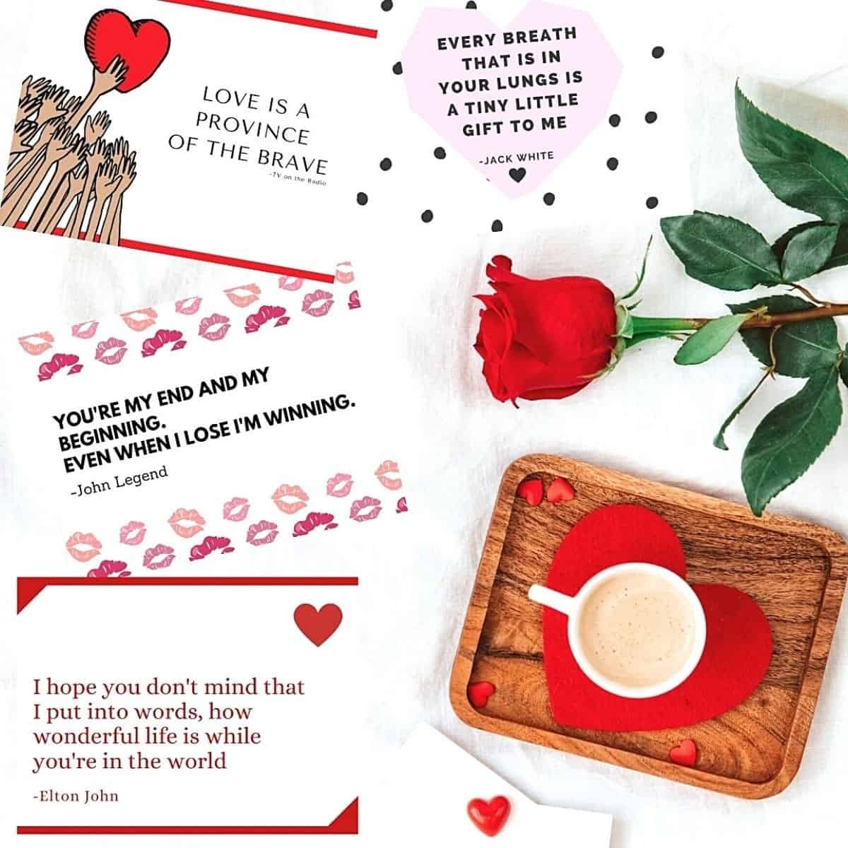 Free Printable Valentines Cards With Song Lyrics Cupcakes And 