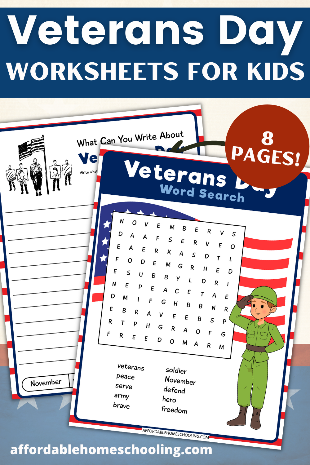 Free Printable Veterans Day Activities For Students Free Printable Veterans Day Activities For Students