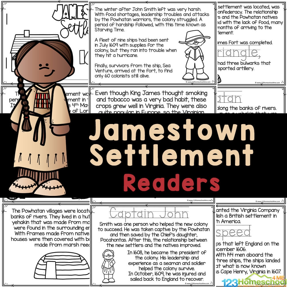 FREE Printables Jamestown For Kids Book To Read Color And Learn FREE Printables Jamestown For Kids Book To Read Color And Learn
