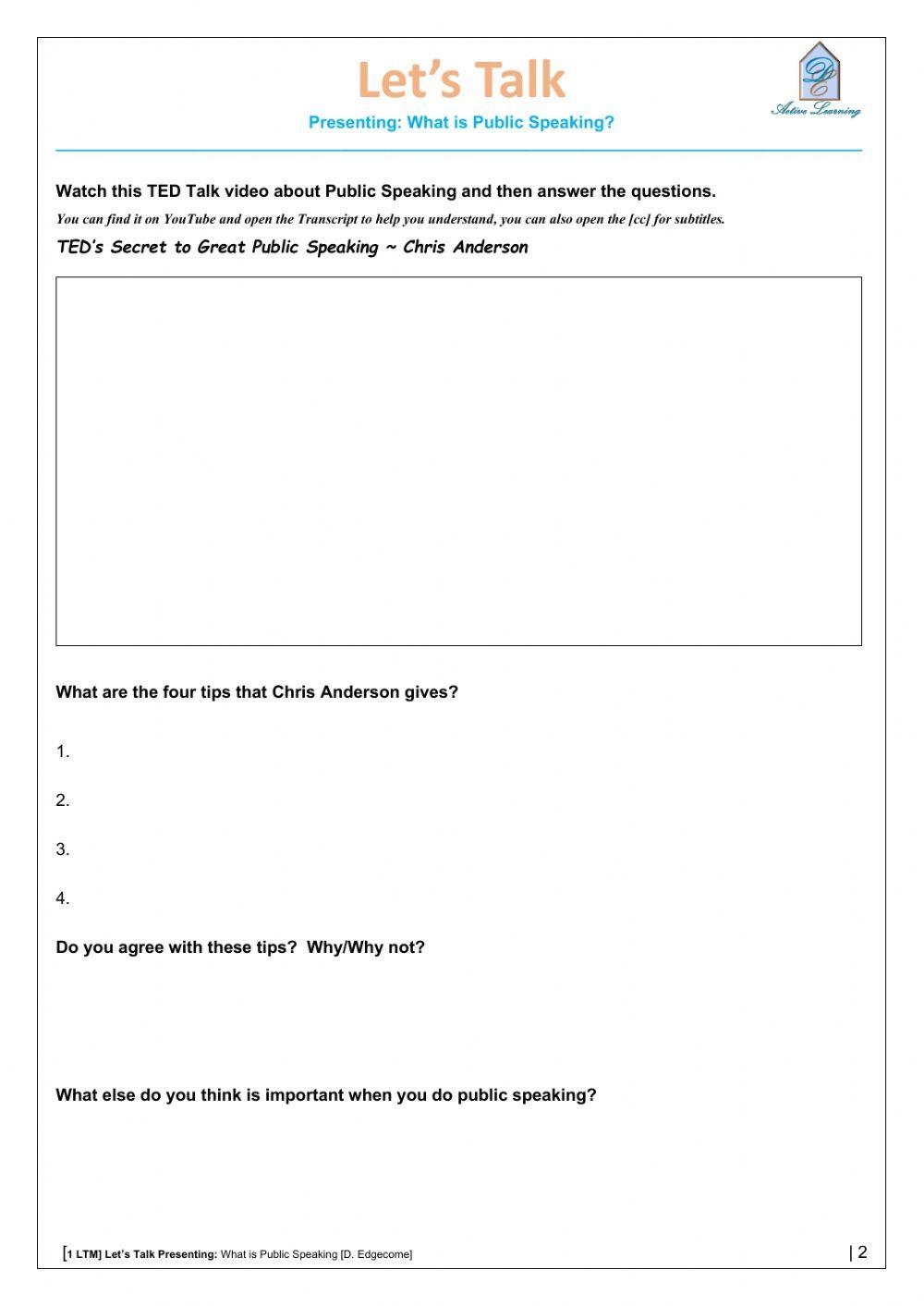 Free Public Speaking Worksheet Download Free Public Speaking Worksheet Png Images Free Worksheets On Clipart Library