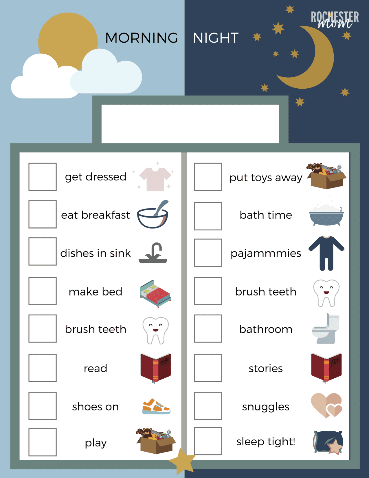 Printable Morning Afternoon Evening Worksheet Kindergarten
