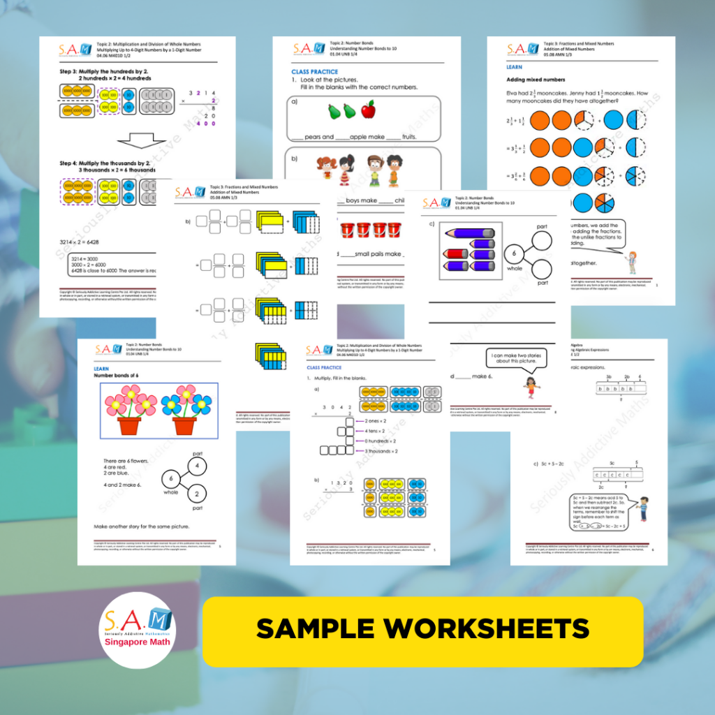 Free SAM Singapore Math Worksheets World s Largest Singapore Free SAM Singapore Math Worksheets World s Largest Singapore