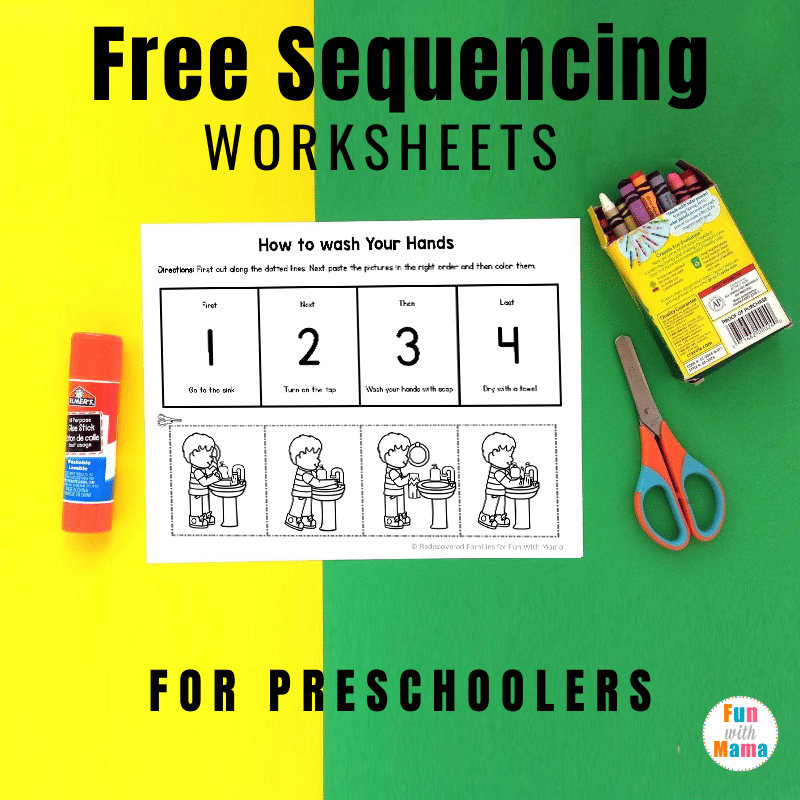 Free Sequencing Worksheets For Preschoolers Fun With Mama
