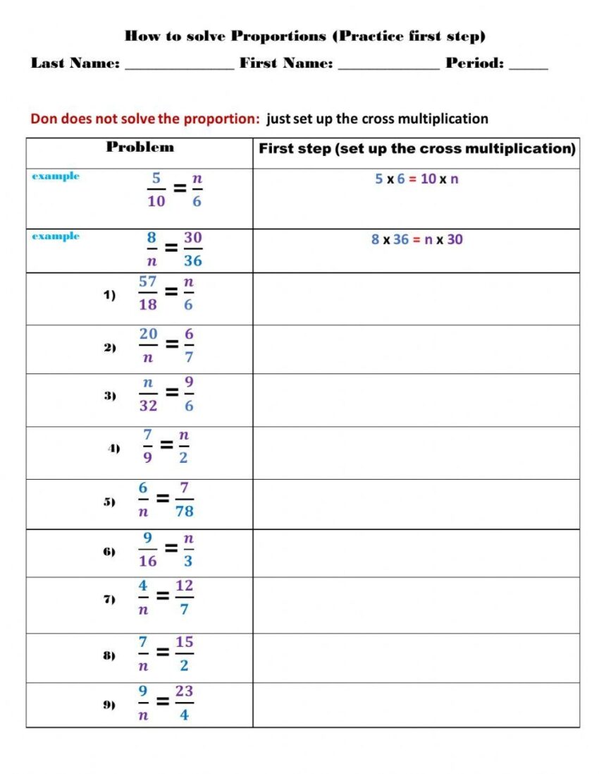 Free Solving Proportions Using Cross Products Worksheet Download Free Solving Proportions Using Cross Products Worksheet Png Images Free Worksheets On Clipart Library
