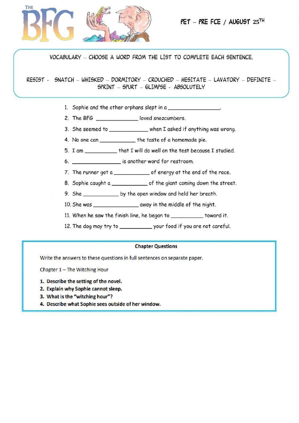 FREE Sophies Dilemma Worksheet To Support Teaching On The BFG Worksheets Library FREE Sophies Dilemma Worksheet To Support Teaching On The BFG Worksheets Library